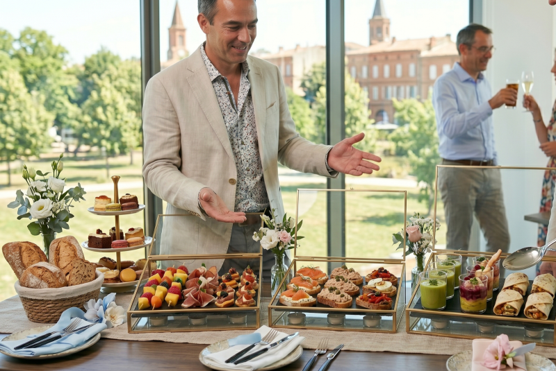  Traiteur pour buffet froid et pièces cocktail baptême à Balma 